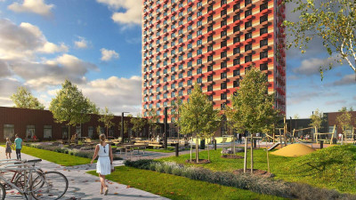 Планировка однокомнатной(квартира) площадью 32.2 квадратных метров в ЖК “ЖК Сигнальный 16”