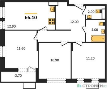 Планировка квартиры, ID 161269
