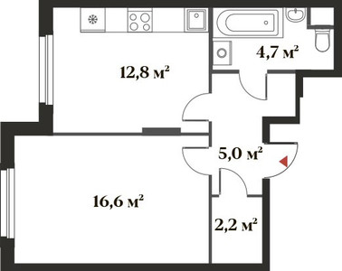 Планировка квартиры, ID 538112