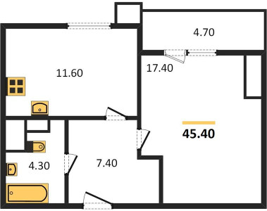 Планировка квартиры, ID 111531