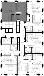 Планировка квартиры, ID 515424