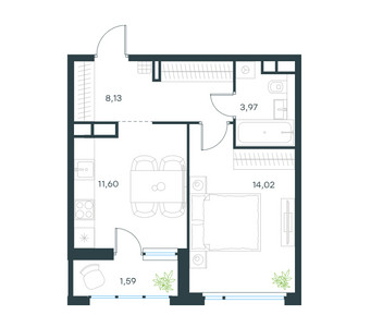 Планировка квартиры, ID 535168