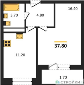 Планировка квартиры, ID 520314