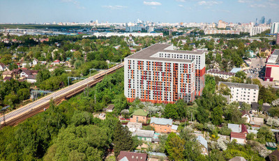 Планировка студии(квартира) площадью 24.9 квадратных метров в ЖК “ЖК М1 Сколково”