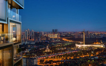 Вид из окон ЖК "River Park Towers Кутузовский"