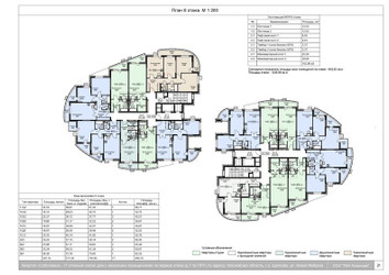 Планировка двухкомнатной(квартира) площадью 60.1 квадратных метров в ЖК “ЖК Соболевка”
