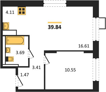 Планировка квартиры, ID 115113