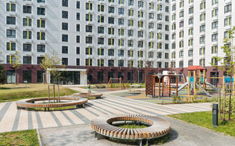 Зона отдыха в ЖК "Измайловский лес"