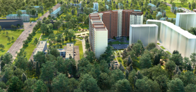 Планировка двухкомнатной(квартира) площадью 70.2 квадратных метров в ЖК “ЖК Лесная поляна”