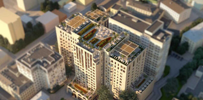 Планировка двухкомнатной(квартира) площадью 80.2 квадратных метров в ЖК “ЖК Резиденции Замоскворечье”