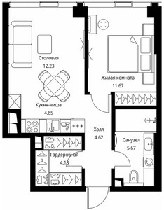 Планировка квартиры, ID 271420