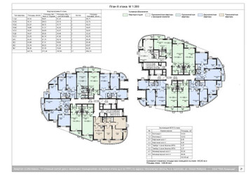 Планировка студии(квартира) площадью 38.1 квадратных метров в ЖК “ЖК Соболевка”