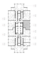 Планировка двухкомнатной(квартира) площадью 56 квадратных метров в “ЖК SET (Сет)”
