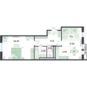 Планировка квартиры, ID 472114