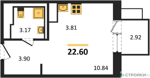 Планировка квартиры, ID 213881