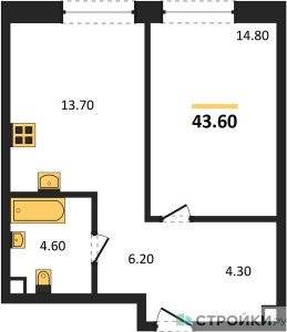 Планировка квартиры, ID 533024