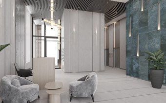 Холл в ЖК “Smart Garden”