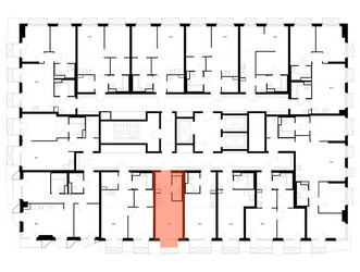 Планировка студии(квартира) площадью 19.8 квадратных метров в ЖК “ЖК 2-й Иртышский”