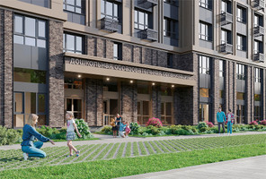 Придомовая территория ЖК “Лесная коллекция”