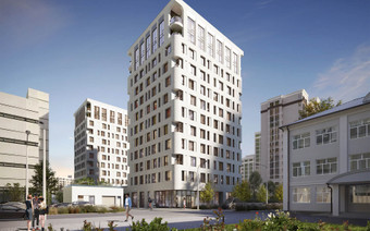Придомовая территория в ЖК “ARTEL”
