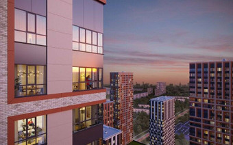 Вечерний ЖК "LEVEL АМУРСКАЯ"