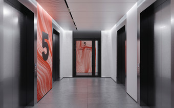 Коридор в ЖК “ULTIMAcity”