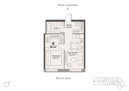 Планировка квартиры, ID 519439
