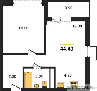 Планировка квартиры, ID 248689