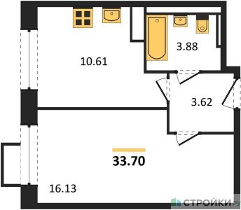 Планировка квартиры, ID 449677