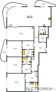 Планировка квартиры, ID 123633