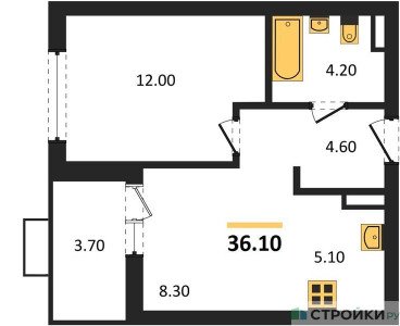Планировка квартиры, ID 315287