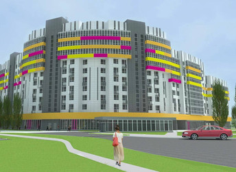 Планировка студии(квартира) площадью 38.1 квадратных метров в ЖК “ЖК Соболевка”