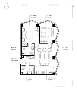 Планировка квартиры, ID 164738