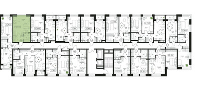 Планировка студии(квартира) площадью 30.5 квадратных метров в ЖК “ЖК Пушкино Град”