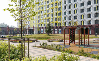 Благоустройство в ЖК "Измайловский лес"