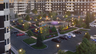 фото территории в ночное время