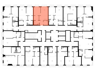 Планировка однокомнатной(квартира) площадью 37.5 квадратных метров в ЖК “ЖК 2-й Иртышский”