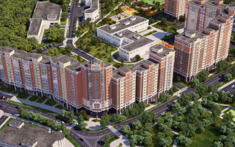 ЖК Москва А101 с высоты птичьего полета