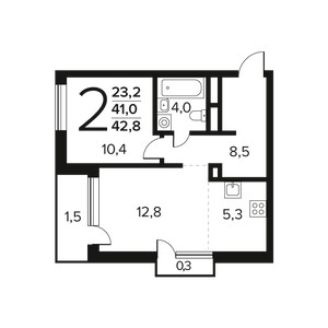 Планировка квартиры, ID 550526