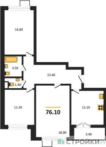 Планировка квартиры, ID 336580