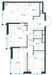 Планировка квартиры 4+ комнат (Квартиры)72.6