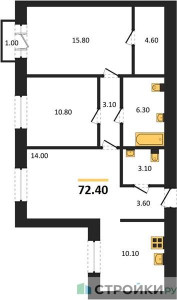 Планировка квартиры, ID 497463