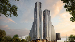 Вид на ЖК "Крылатская 33" с улицы