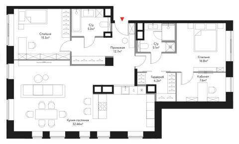 Планировка квартиры, ID 286199