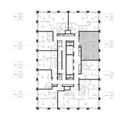 Планировка двухкомнатной(квартира) площадью 53.5 квадратных метров в “ЖК SET (Сет)”