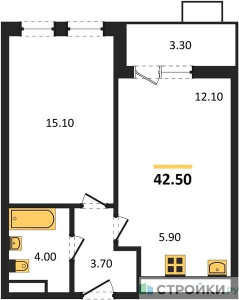Планировка квартиры, ID 292121