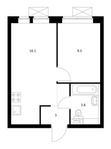 Планировка квартиры, ID 149782