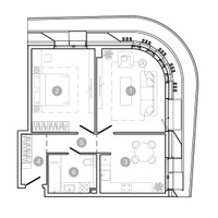 Планировка двухкомнатной(квартира) площадью 61 квадратных метров в “ЖК УНО Соколиная гора”