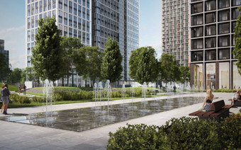 Территория ЖК “Prime Park”