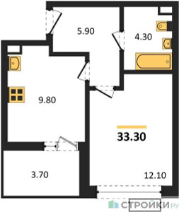 Планировка квартиры, ID 266181